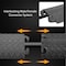 Pyle Cable Ramp, 0.78 in H, 39.40 in L, 5.11 in W, 1 Channel, Thermoplastic Rubber, Black PCBLCO101BK - alternate 7